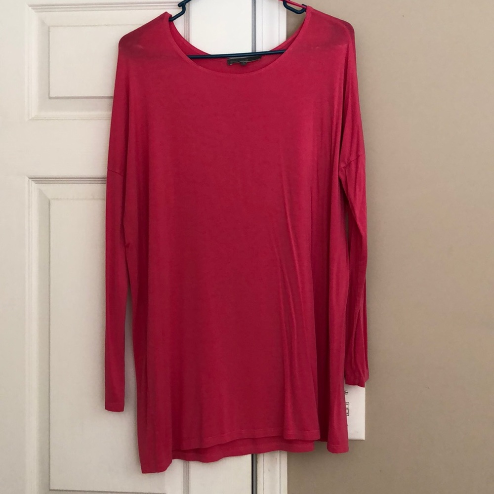 Pink long sleeve tunic